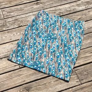 Talbots Peacock skirt